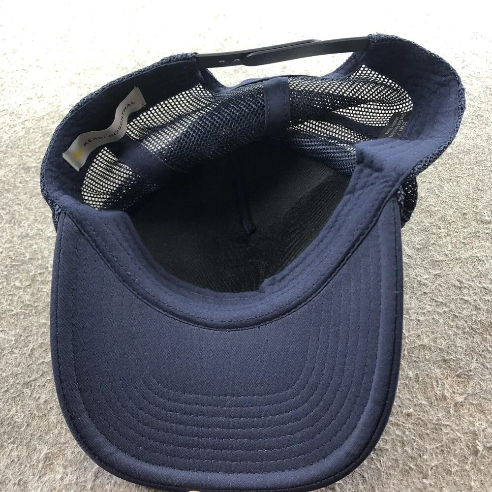 Kerri Rosenthal Hat Cap Snap Back Womens One Size Blue Crush Mesh Back Trucker